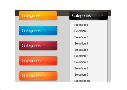 20 yeni PSD web element