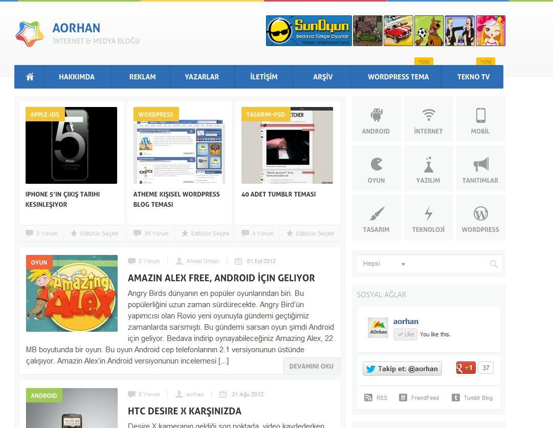 Yeni Aorhan.com Yayında