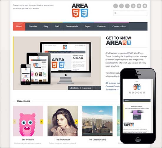 50 Adet Responsive Sade Wordpress Teması