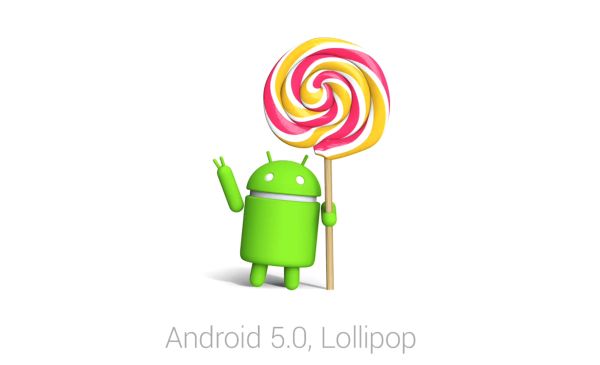 Android 5.0 hafıza kartı değişikliği Android-5.0-Lollipop-Bugdroid