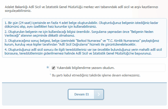 İnternetten Adli Sicil Kaydı Nasıl Alınır?