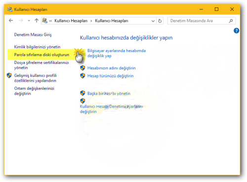 Windows 10 Parola Sıfırlama Diski Nasıl Oluşturulur?