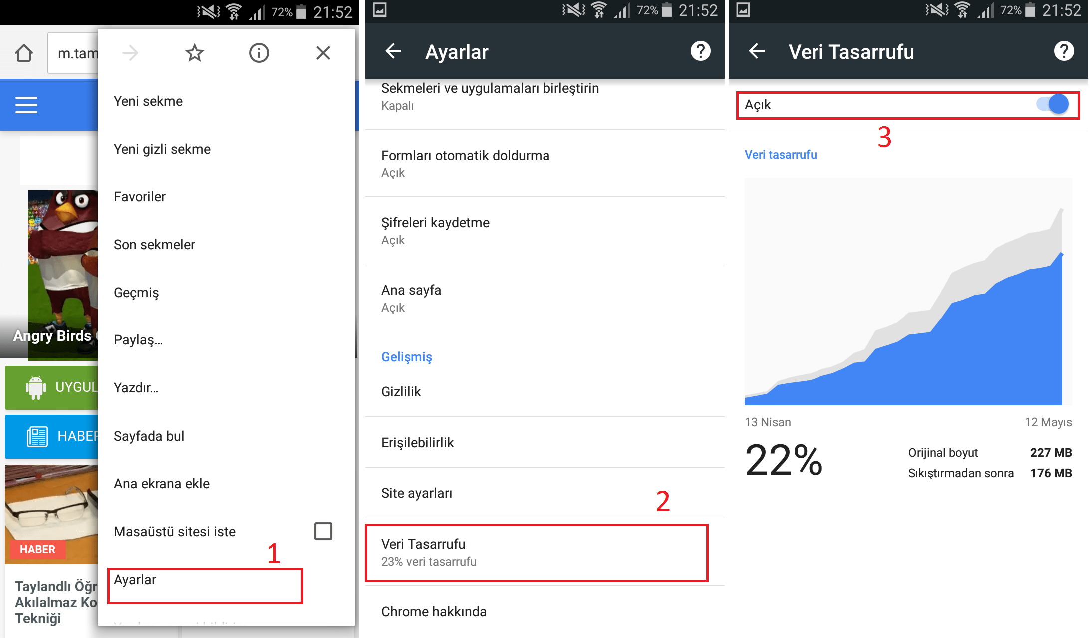 Mobil Google Chrome’da Veri Tasarrufu Nasıl Sağlanır?