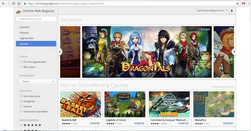 Google Chrome'da Oyun Nasıl Oynanır?