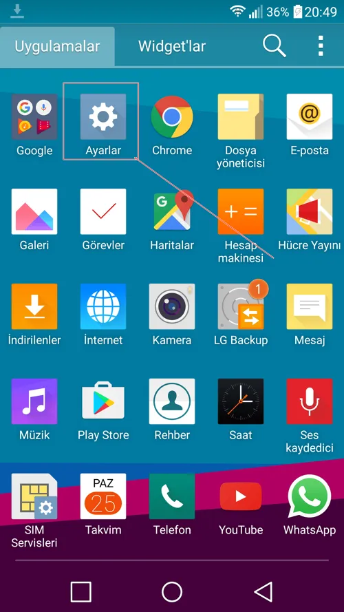 LG G4'te Sanal Tuş Yerleri Nasıl Değiştirilir?
