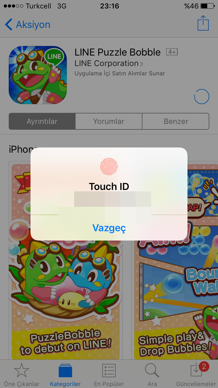 iPhone'da Uygulama İndirirken Parmak İzi Kilidi Nasıl Konur?