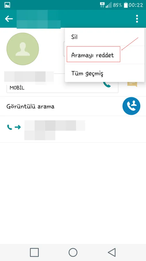 LG G4'te Numara Nasıl Engellenir?