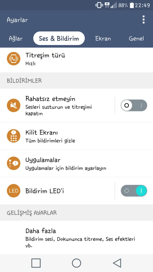 LG G4'te Bildirimlerin Ekranda Görünmesi Nasıl Engellenir?