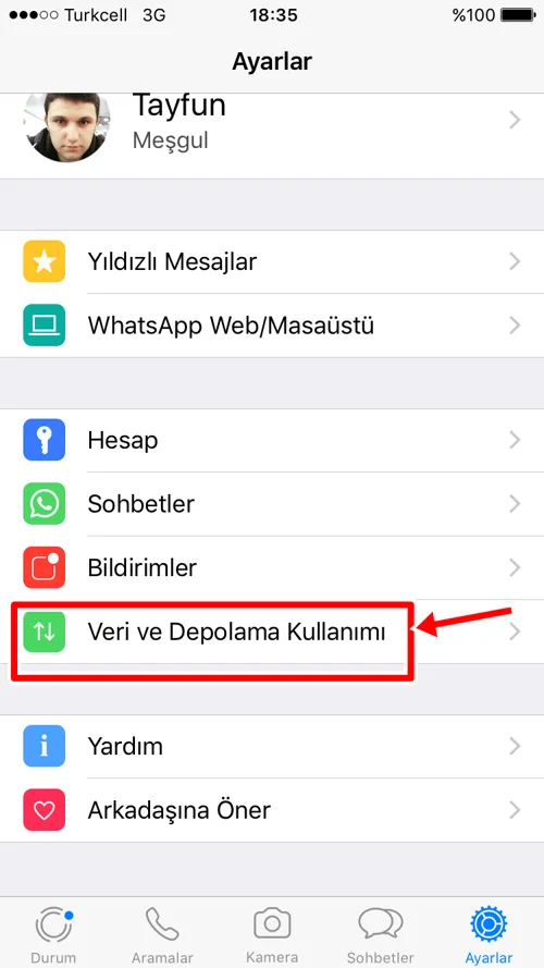 Whatsapp'ta Verileri Otomatik İndirme Ayarı Nasıl Kapatılır?