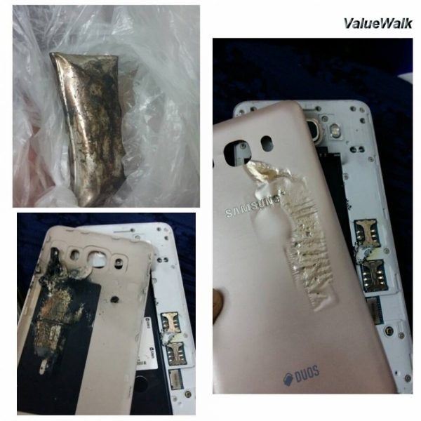 Samsung Galaxy J7'de Patladı! Samsung Galaxy J7'de Patladı!