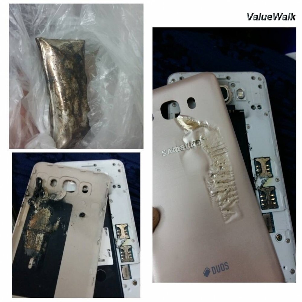 Samsung Galaxy J7'de Patladı!