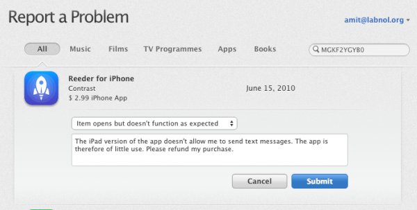 AppStore'dan Para İadesi Almak AppStore'dan Para İadesi Almak