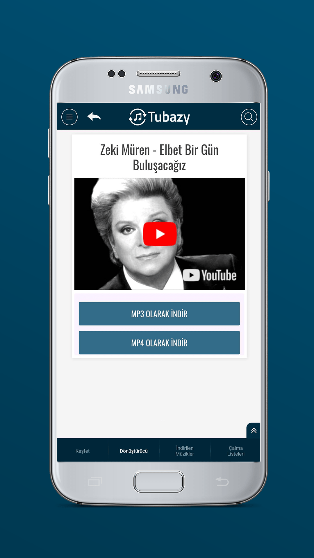 Tubazy Müzik: Youtube Mp3/Mp4 Dönüştürme Site/Uygulama