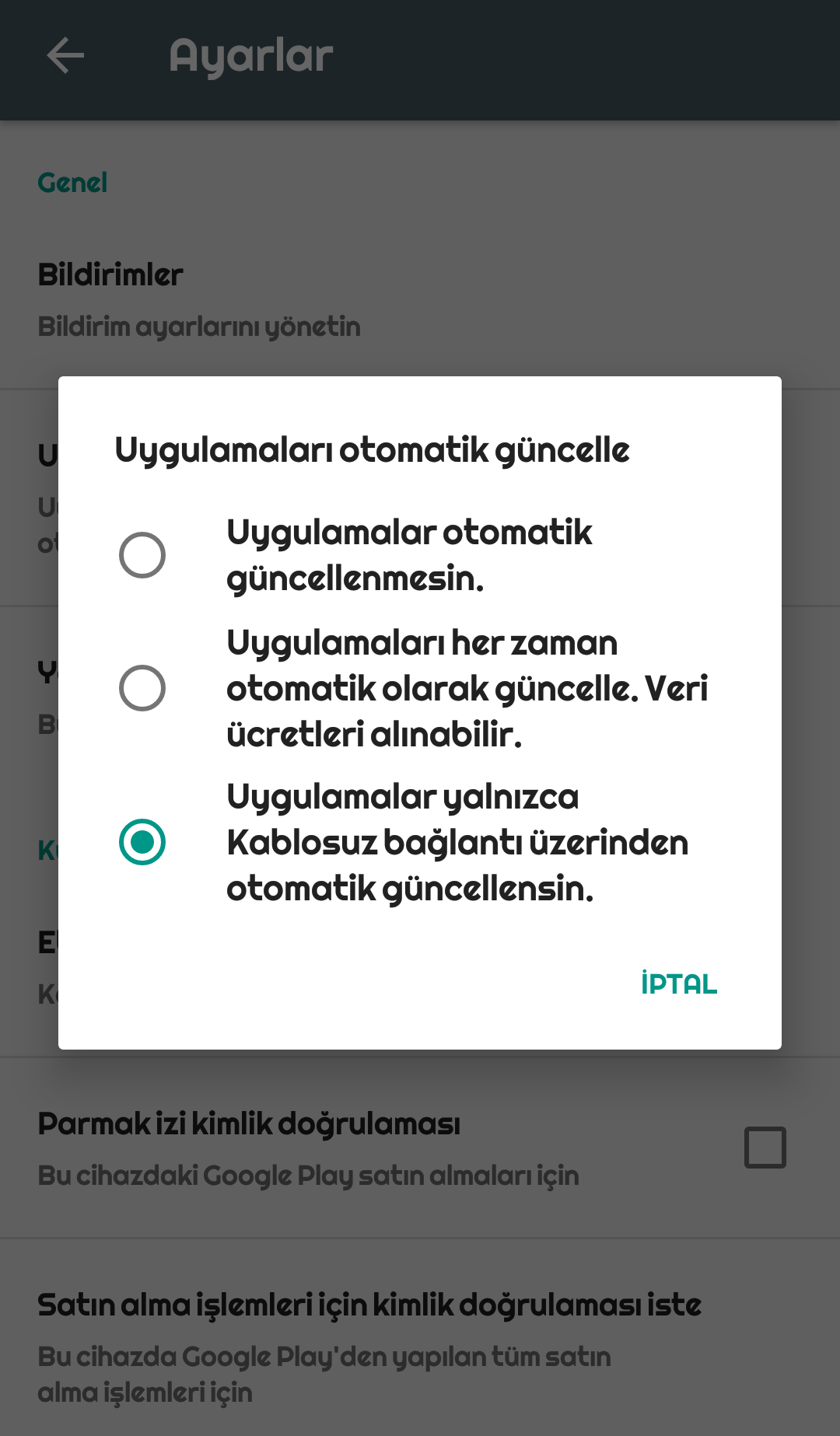 Google Play Otomatik Güncellemesi Kapatma Google Play Otomatik Güncellemesi Kapatma