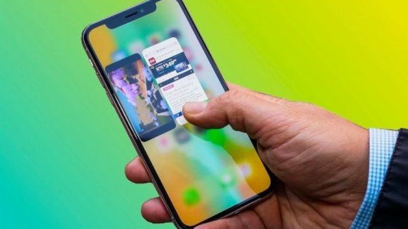 iPhone X'de Uygulamaları Zorla Kapatmak