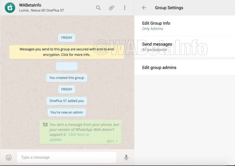 Whatsapp'ta Grubu Mesaja Kapatma