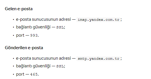 Yandex Mail Programdan Mail Silinmiyor