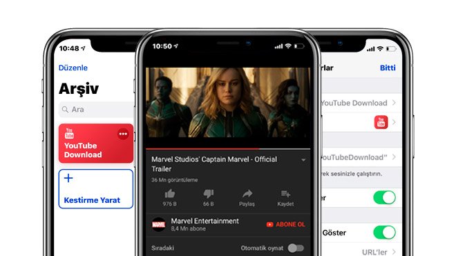 iOS 12'de Youtube Üzerinden Video İndirmek