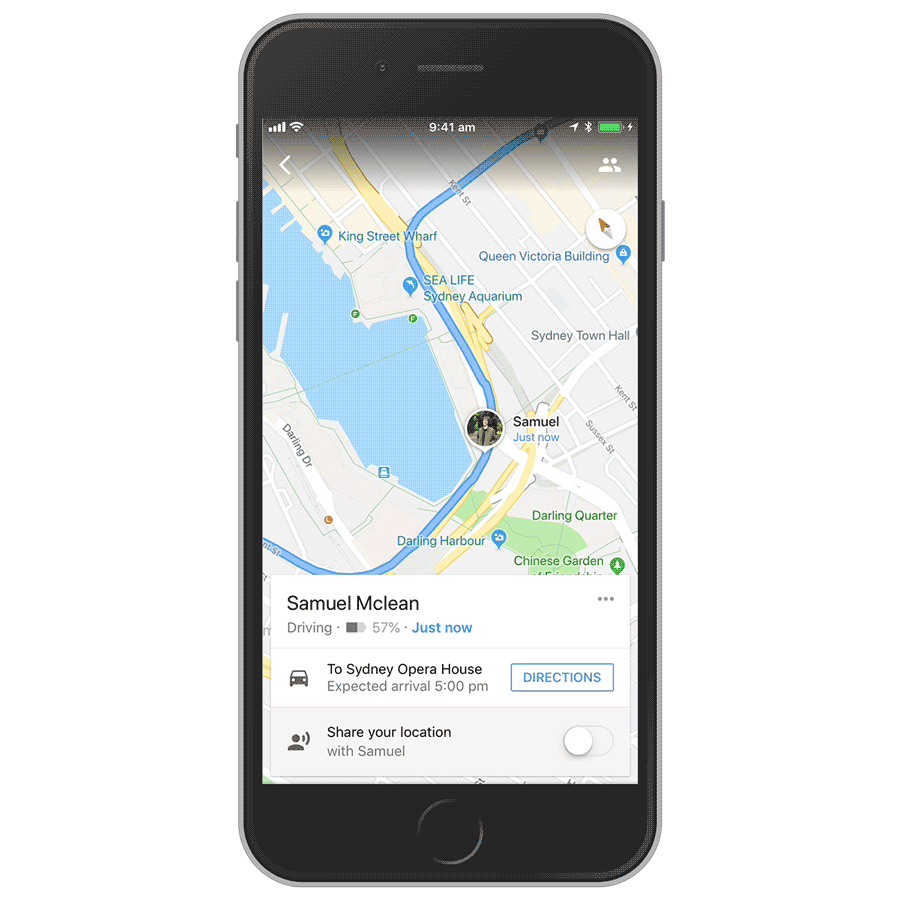 Google Maps Anlık Konum Paylaşımı