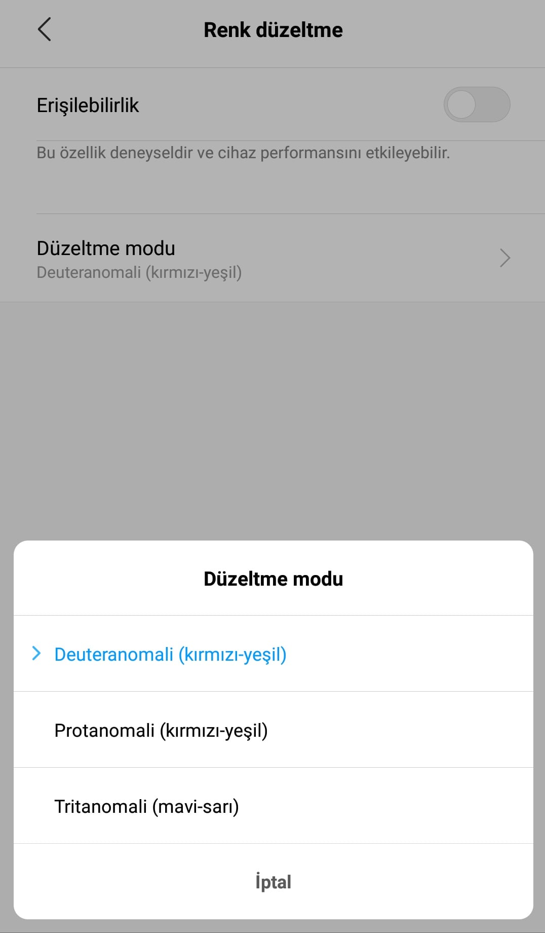 Android Renk Düzeltme Nedir Ne İşe Yarar?