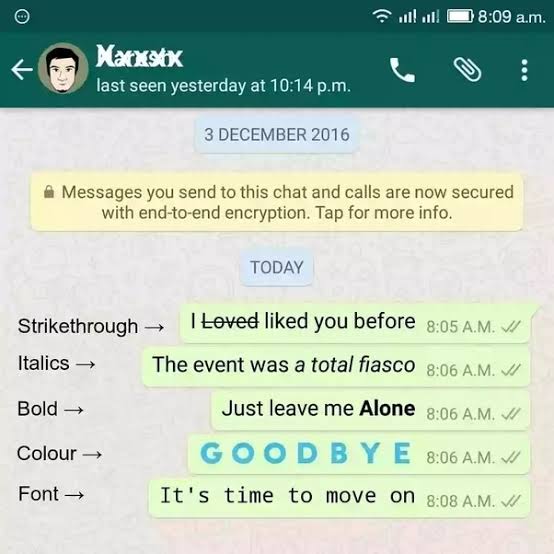 WhatsApp Yazı Tipini Değiştirme Nasıl Yapılır?