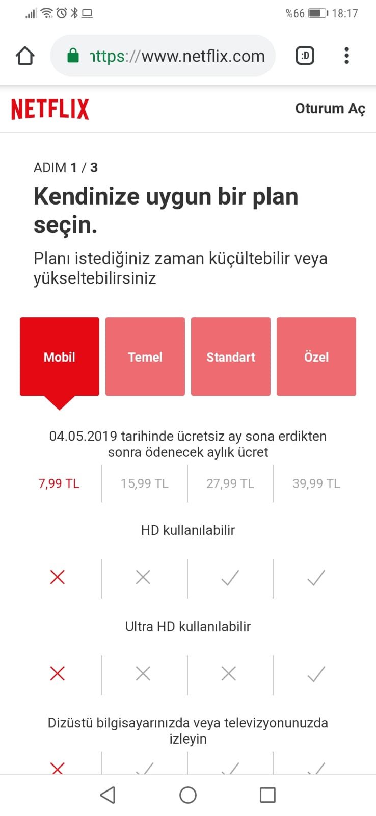 Netflix Avantajlı Mobil Paket Türkiye'de Satışa Sunuldu