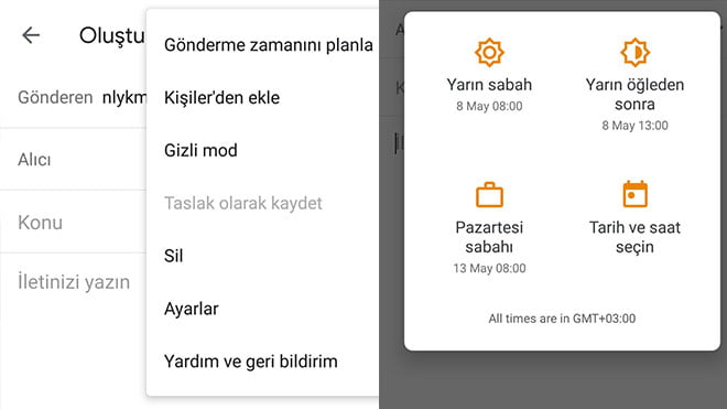 Gmail İleri Tarihli Mail Gönderme Nasıl Yapılır?