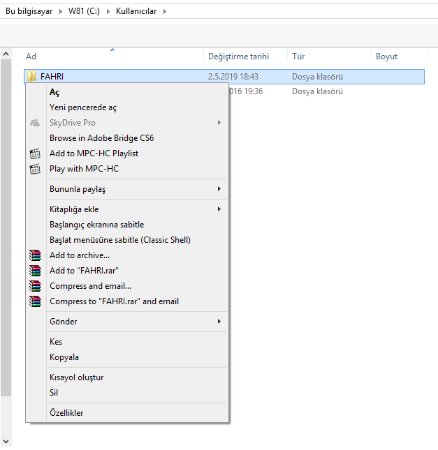 Windows Kullanıcı Klasör İsmi Nasıl Değiştirilir?