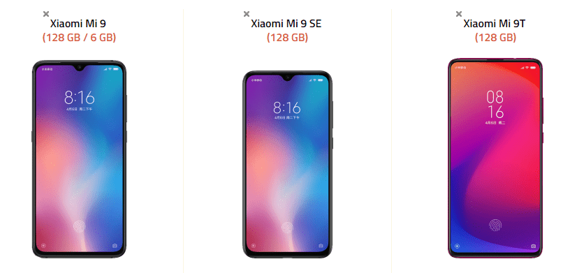 Şu an Ülkemizde Satın Alabileceğiniz Mi 9 Modellerini Karşılaştırıyoruz