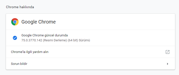 Bilmeyenler İçin En Basit Google Chrome Güncelleme Yöntemi