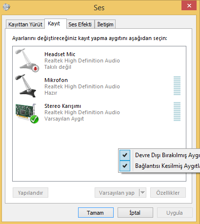 Bilgisayarda İç Ses Kaydetme Nasıl Yapılır?