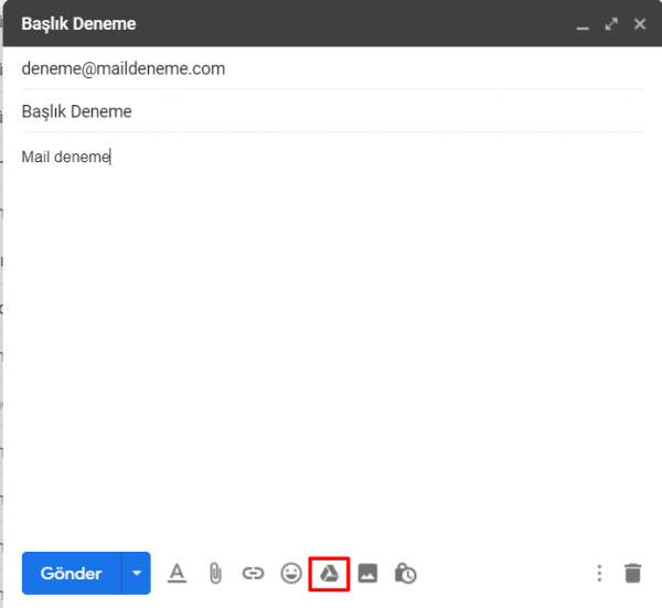 Gmail Üzerinden Büyük Boyutlu Dosya Gönderme