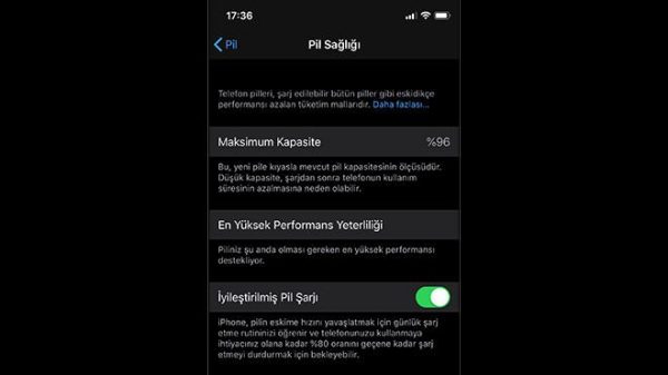 İyileştirilmiş Pil Şarjı Özelliği Nedir? iPhone'a Can Sıkıcı Özellik