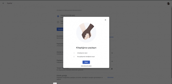 Google Fotoğraflarla Hızlı Albüm Paylaşma
