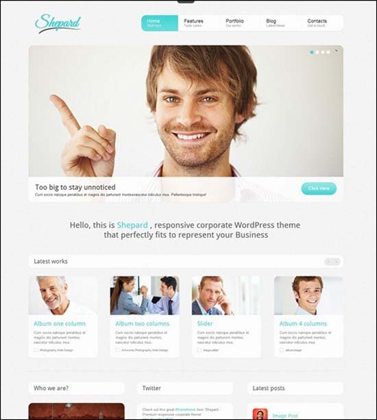 50 Adet Responsive Sade Wordpress Teması Wordpress Themes Responsive