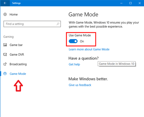 Windows 10 Oyun Modu Nasıl Açılır?