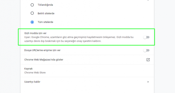 Chrome'da Uzantılar Gizli Modda Nasıl Çalıştırılır? Chrome'da Uzantılar Gizli Modda Nasıl Çalıştırılır?