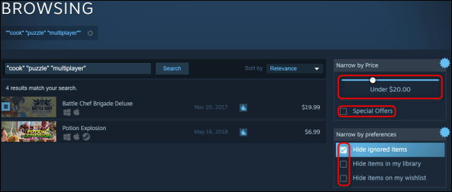 Steam Kütüphanesinde Detaylı Arama Yapma