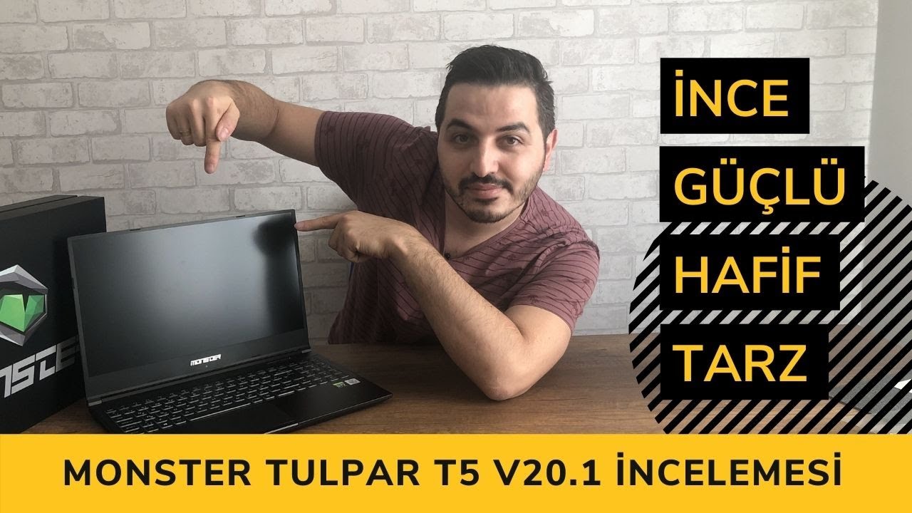 En İyi Oyuncu Laptopları | Monster Tulpar T5 V20.1 [Videolu İnceleme]