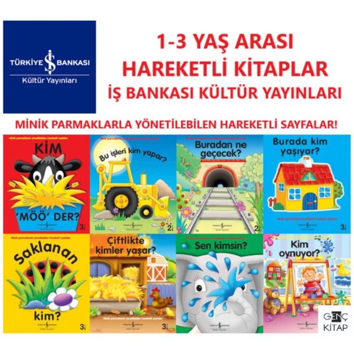 Çocukların Gelişimi için En Çok Tercih Edilen 15 Hareketli Kitap ve Bonus hareketli kitap