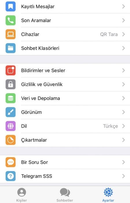 telegram katıldı bildirimi