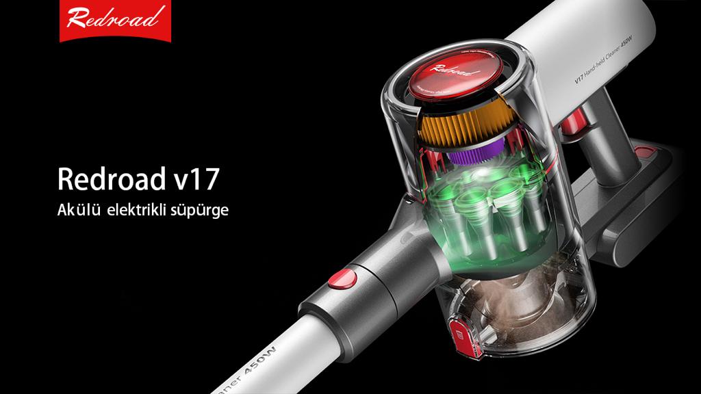 Güçlü Bir Temizlik İçin: Redroad V17 Akülü Elektrikli Süpürge