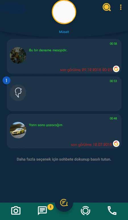 WhatsApp Plus ekran görüntüleri