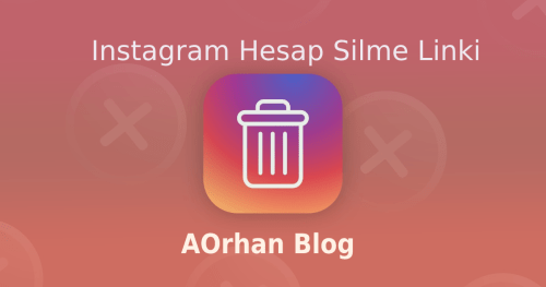 Instagram hesap silme linki için tıklayın