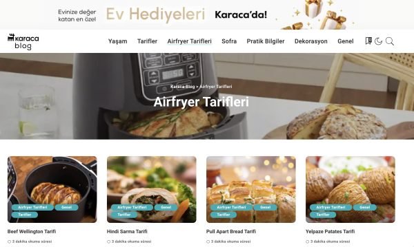 Fritözde ve Airfryer Fritözde Patates Kızartması Farkı
