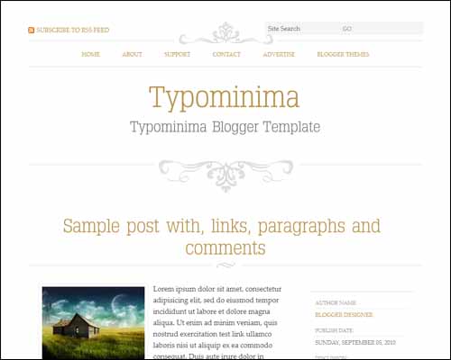 blogger tema