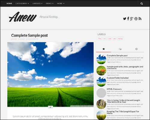blogger tema