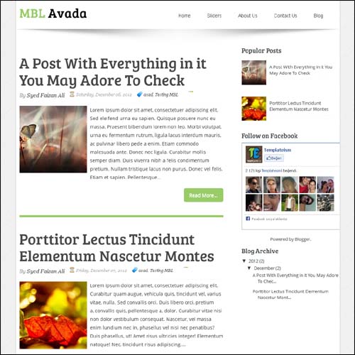 blogger tema