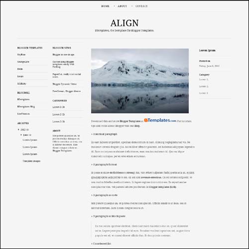 blogger tema