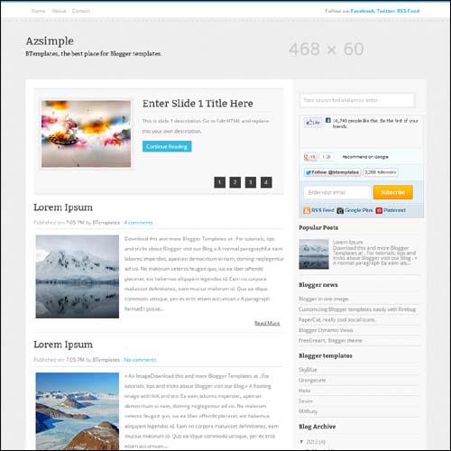 blogger tema